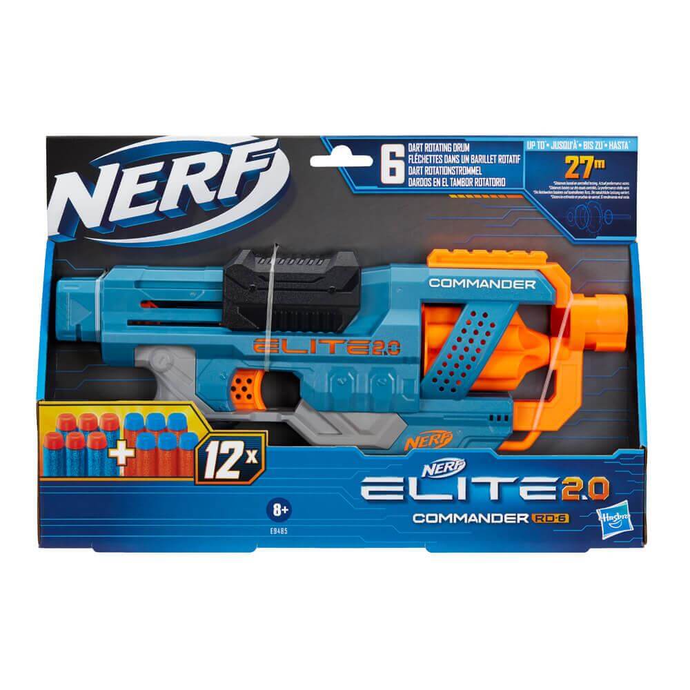 Nerf Elite 2.0 Commander RD - 6 Blaster Toy